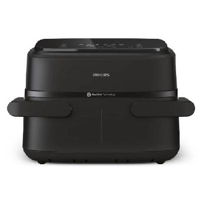 Фритюрник с горещ въздух Philips - NA150, 2450W, 7.1 l, черен (NA150/00)