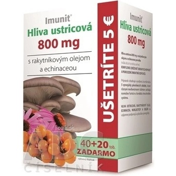 Imunit Hliva ustricová 800 mg s Rakytníkom a echinaceou 60 tabliet