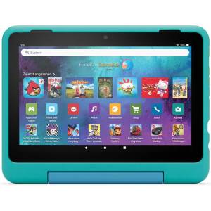 Amazon Amazon's new child-friendly case for the Fire HD 8 tablet (only suitable for 12th generation tablets), teal - 53-036068 (53-036068)