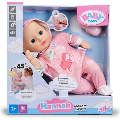Zapf BABY born Hannah Hraj sa so mnou 36 cm