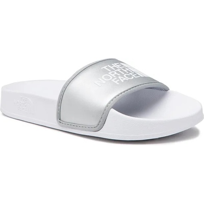 The North Face Чехли The North Face Base Camp Slide III NF0A5LVGKR21 Metallic Silver/Tnf White (Base Camp Slide III NF0A5LVGKR21)