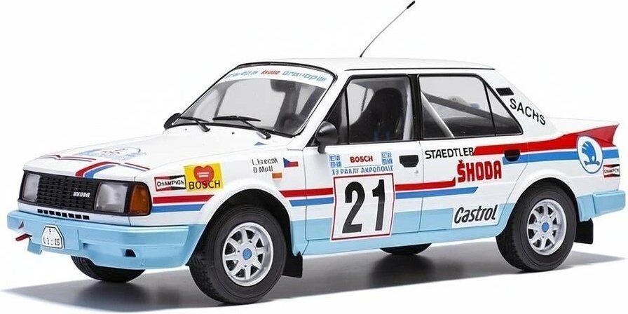 IXO Škoda 130 LR Rally Acropolis 1986 21 Křeček Motl 1:18 od 1 549