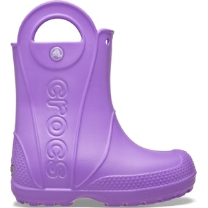 Crocs Детски гумени ботуши Crocs Handle It Rain Boot Kids Wellington boots - Purple Pulse - размер 28-29 (EU) (731-0075-0721)