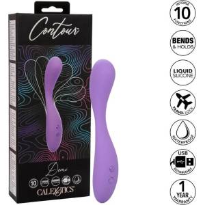 CalExotics Двоен лилав масажор California Exotics Contour Demi