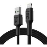 GREENCELL Cable USB-A for Lightning Green Cell GC, 120cm for iPhone, iPad, iPod, quick charging
