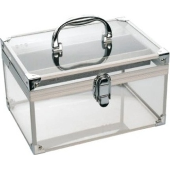 Sibel MINI VANITY Alu kufrík 26x18x16cm priesvitný