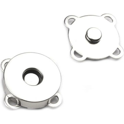 Magnetické zapínání na tašky - nikl stříbrný – Sleviste.cz