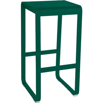 Fermob Bellevie 75 cm Tmavě zelená hliníková zahradní barová židle