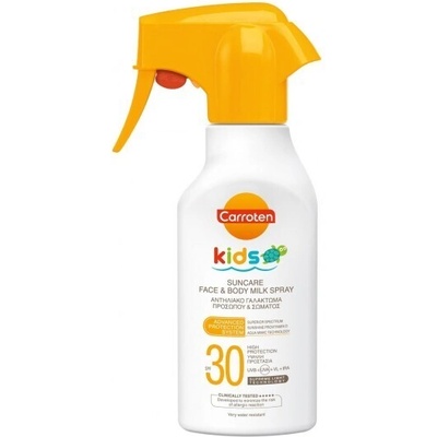 Carroten Слънцезащитно мляко за лице и тяло, Carroten Kids Waterproof Face & Body Kids Sunscreen Spray SPF30 270ml