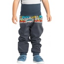 Unuo Batolecí softshellové kalhoty bez zateplení Basic Tm. Šedá ZOO na výletě