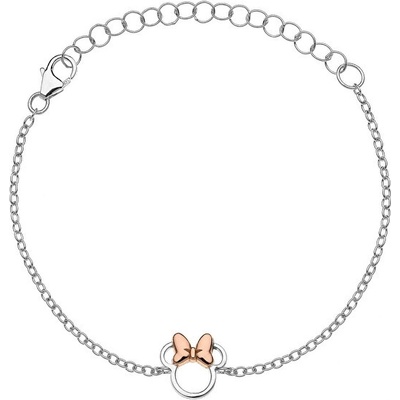 Disney strieborný bicolor náramok Minnie Mouse BS00027TL