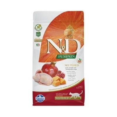 N&D GF Cat Adult Pumpkin Quail & Pomegranate 0,3 kg