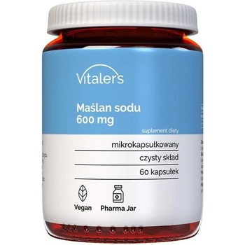 Vitaler's Натриев бутират, 600 mg, 60 капсули, Vitaler's (407269 (VIT-0726) VIT)