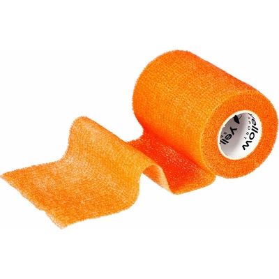 yellowSPORT Obvínadlo fixačné samodržiace 7,5 cm x 4,5 m oranžové