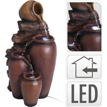 ProGarden fontána pokojová s LED osvětlením Amfory