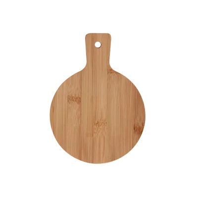 Horecano Бамбукова кръгла дъска с дръжка 19/14/0.7cm (BW1052S) (0116254)