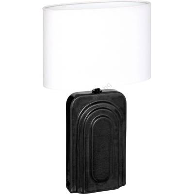 Atmosphera - Настолна лампа MONIA 1xE14/60W/230V черна/бяла (P7180)