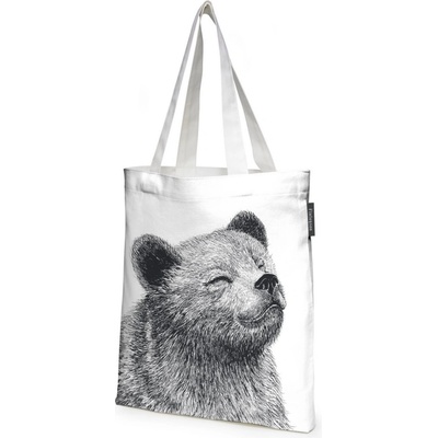 Bavlněná taška Karhu a Siili black white 36x42 Finlayson Finsko – Hledejceny.cz