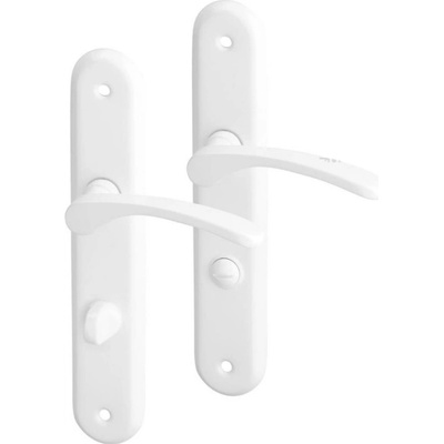 AC-T Servis VIOLA bílá - oválné štítové kování 72 mm – WC –