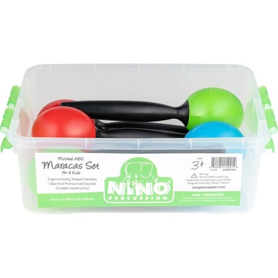 NINO Percussion NINOSET575 Molded ABS Egg Maracas Set