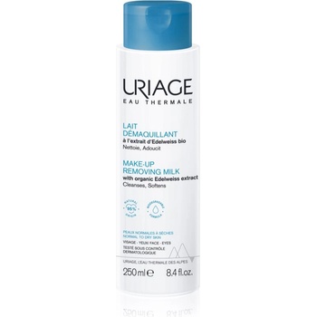 Uriage Eau Thermale Make-Up Removing Milk нежен лосион за почистване на грим за лице и очи 250ml
