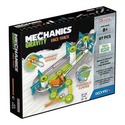 Geomag Mechanics: Комплект писти за гравитационни състезания - 67 части