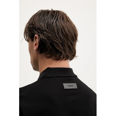 HUGO Тениска с яка HUGO Dimersve (50542770)