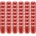 vidaXL Стъклени буркани за сладко с червени капачки, 48 бр, 230 мл (50800)