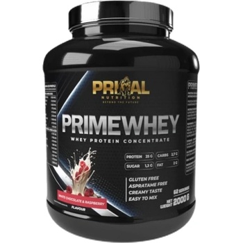 Primal Nutrition PRIMEWHEY Whey Protein Concentrate [2000 грама] Бял шоколад с малини