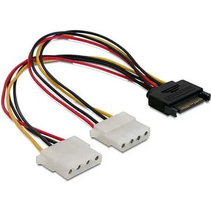 Delock SATA 15pin-2xMolex Converter 65159