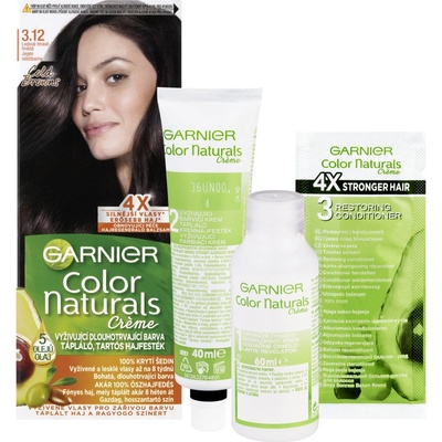 Garnier Color Naturals Creme 3.12 Ledová tmavě hnědá