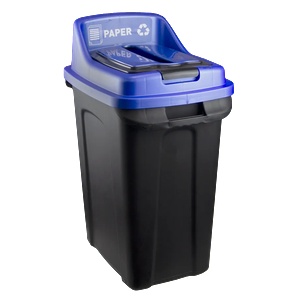 PLANET Planet-Кош за разделно сметосъбиране 50l - СИН / ЧЕРЕН (up 280) (0133420)