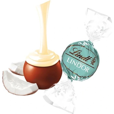 LINDT LINDOR Kokos 12,5 g