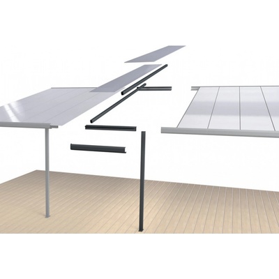 Gutta Terrassendach original prodloužení 1,20 x 3,06 m bílá