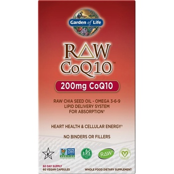 Image 1 of Garden of Life RAW CoQ10, 60 Veg Capsules