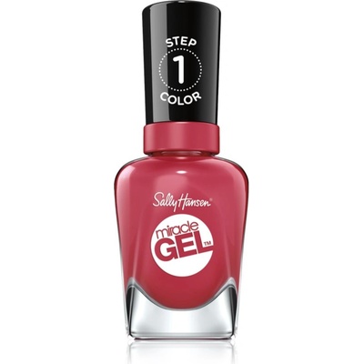 Sally Hansen Miracle Gel гел лак за нокти без използване на UV/LED лампа цвят 256 Proper P-Rose 14, 7ml