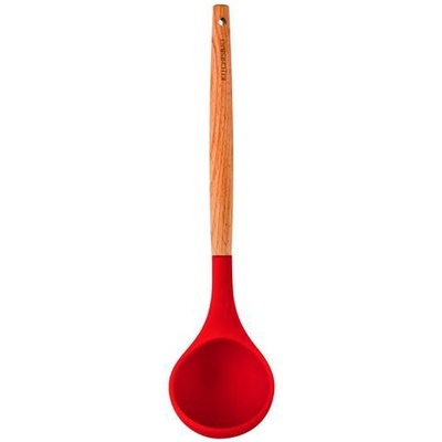 KITCHISIMO NABĚRAČKA "KITCHISIMO" ČERVENÁ SILIKON/DŘEVO