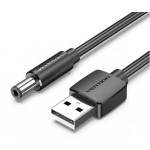 Vention КАБЕЛ USB-A - DC 5, 5 мм, 1 м, (черен), Vention