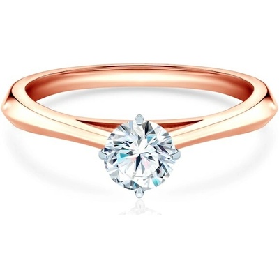 Savicki Zásnubný prsteň The Light dvojfarebné zlato laboratórny diamant DL R2 4 LAB RB