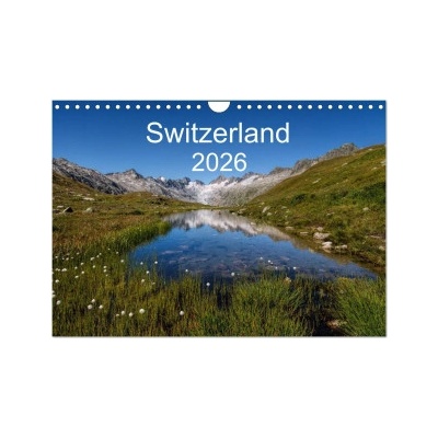 Calvendo Switzerland Mountainscapes 2026 (Wall Calendar 2026 DIN A4 landscape), CALVENDO 12 Month Wall Calendar | Calvendo, Sandra Schaenzer