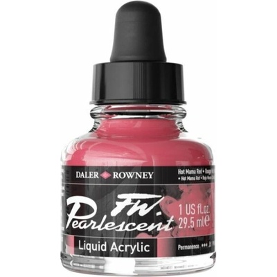 Daler Rowney akrylový atrament 29,5 ml metallic magenta