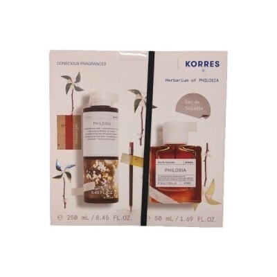 KORRES Промо Тоалетна вода за жени Philosia+ душ гел, Korres set Herbarium Philosia Edt 50 ml & Showergel 250 ml
