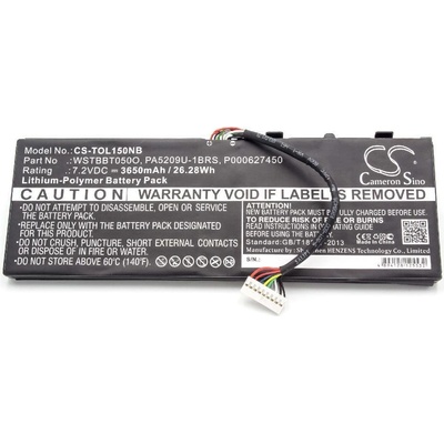VHBW Батерия за Toshiba Satellite L10T / L10W / L15W, 3650 mAh (800114915)