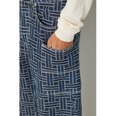 Kenzo Дънки Kenzo Cargo Monkey Fit Jeans Weave (FE65DP4086J2.DD)