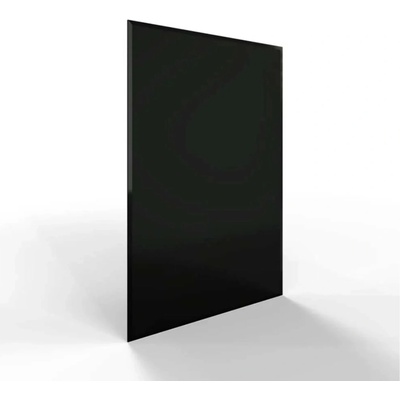 HS Flamingo Sklo pod kachle obdĺžnik, čierne, 700 x 1000 x 6 mm