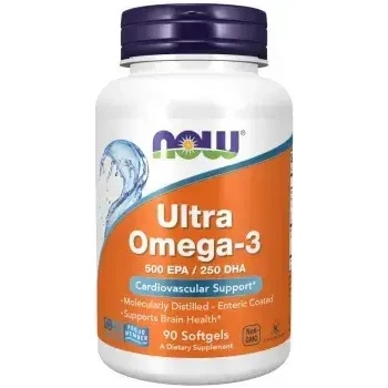 Image 1 of NOW ULTRA OMEGA-3 | Now Foods - 90 180 Дражета