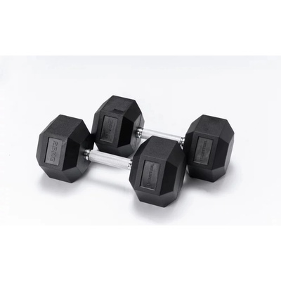 StrongGear Jednoruční činky Hexagon TrueGrip 1 kg - 47,5 kg 25 kg