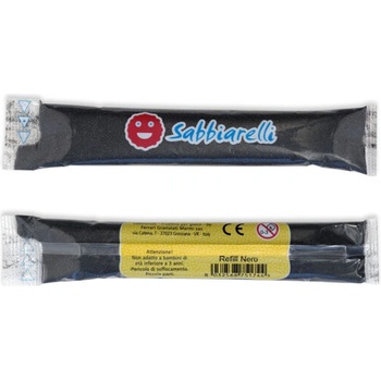 Sabbiarelli®: 1 саше пясъчен пълнител за маркер - Черно (SAB-100RE1507)