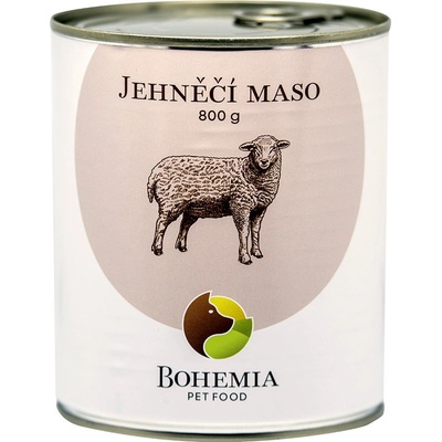 Bohemia Pet Food Jehněčí maso ve vlastní šťávě 800 g