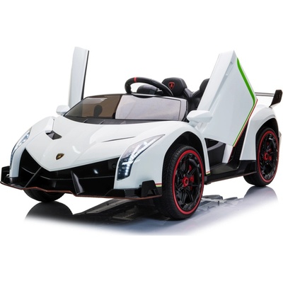 JOKO Elektrické autíčko Lamborghini Veneno 4x4 biele